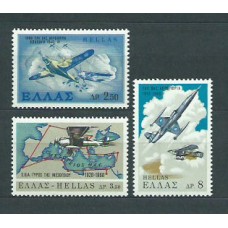 Grecia - Correo 1968 Yvert 971/3 ** Mnh Aviones