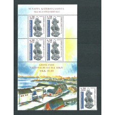 Groenlandia - Correo 1999 Yvert 314+H.16 ** Mnh