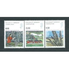 Groenlandia - Correo 2006 Yvert 451/3 ** Mnh Ciencias