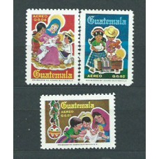 Guatemala - Aereo Yvert 628/30 ** Mnh Navidad