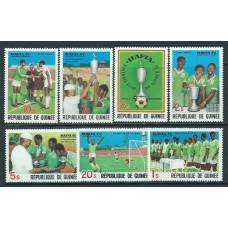 Guinea Republique - Correo Yvert 646/52 ** Mnh  Deportes fútbol