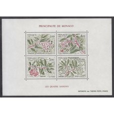 Monaco - Hojas Yvert 36 ** Mnh Flores