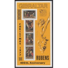 Gibraltar - Hojas Yvert 4 ** Mnh Rubens pinturas