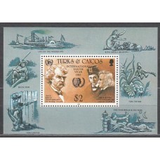 Turk y Caicos - Hojas Yvert 60 ** Mnh  Escritores