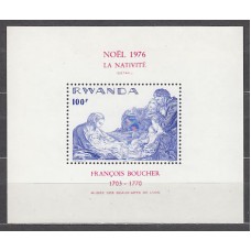 Ruanda - Hojas Yvert 70 ** Mnh  Navidad. Pintura