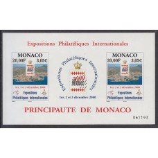 Monaco - Hojas Yvert 85 ** Mnh Exposición Filatelica