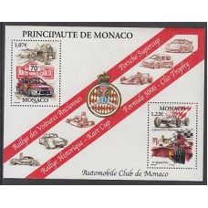 Monaco - Hojas Yvert 86 ** Mnh Deportes. Carreras de Coches