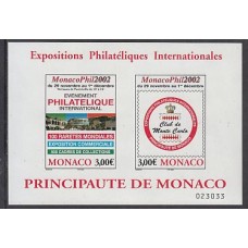 Monaco - Hojas Yvert 88 ** Mnh Exposición Filatelica