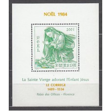 Ruanda - Hojas Yvert 99 ** Mnh  Pintura