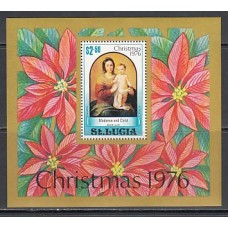 Santa Lucia - Hojas Yvert 9 ** Mnh Navidad