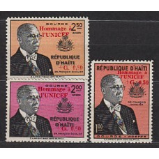 Haiti - Correo 1960 Yvert 429+A.182/3 ** Mnh UNICEF