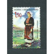 Herceg Bosna - Correo Yvert 120 ** Mnh Trajes tradicionales