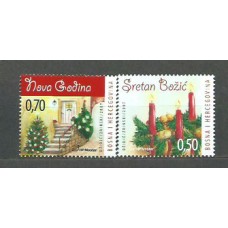 Herceg Bosna - Correo Yvert 197/8 ** Mnh Navidad