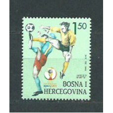 Herceg Bosna - Correo Yvert 71 ** Mnh Deportes fútbol