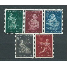 Holanda - Correo 1944 Yvert 413/7 ** Mnh