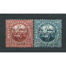 Holanda - Correo 1949 Yvert 528/9 usado UPU