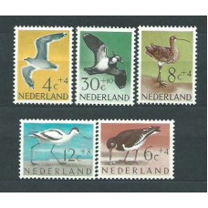 Holanda - Correo 1961 Yvert 733/7 ** Mnh Fauna. Aves
