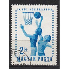 Hungria - Correo 1964 Yvert 1676 usado Baloncesto