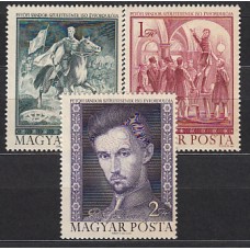 Hungria - Correo 1972 Yvert 2285/7 ** Mnh Sandor Petöfi