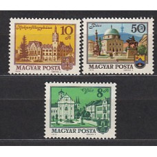 Hungria - Correo 1974 Yvert 2411/3 ** Mnh Ciudades