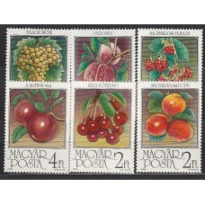 Hungria - Correo 1986 Yvert 3058/63 ** Mnh Frutas