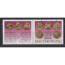 Hungria - Correo 1995 Yvert 3526 usado Premio Nobel