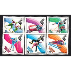 Hungria - Aereo 1979 Yvert 422/7 ** Mnh Olimpiadas de Lake Placid