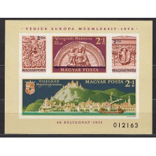 Hungria - Hojas 1975 Yvert 121 Sin dentar ** Mnh