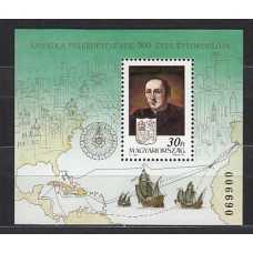 Hungria - Hojas 1991 Yvert 218 ** Mnh Cristobal Colon