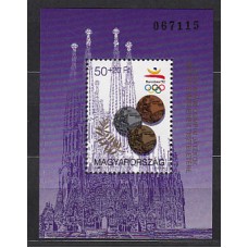 Hungria - Hojas 1992 Yvert 222 ** Mnh Olimpiadas de Barcelona