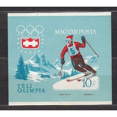 Hungria - Hojas 1964 Yvert 46 ** Mnh Olimpiadas de Insbruck