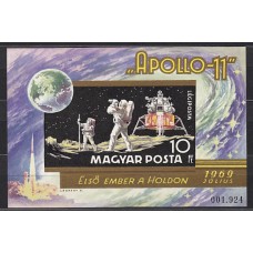 Hungria - Hojas 1969 Yvert 79 Sin dentar ** Mnh Astro