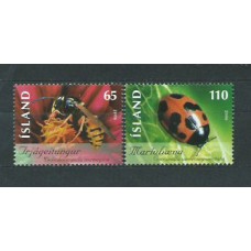 Islandia - Correo 2006 Yvert 1070/1 ** Mnh Fauna. Insectos