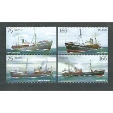 Islandia - Correo 2010 Yvert 1194/7 ** Mnh Barcos