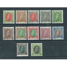 Islandia - Correo 1931-34 Yvert 145/53 **/* Mnh/Mh