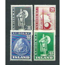 Islandia - Correo 1939 Yvert 182/5 ** Mnh