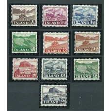 Islandia - Correo 1950 Yvert 224/33 ** Mnh