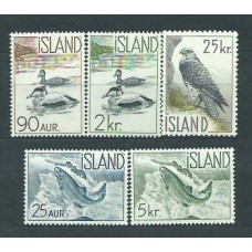 Islandia - Correo 1959 Yvert 294/8 (*) Mh Fauna