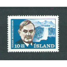 Islandia - Correo 1965 Yvert 352 * Mh Personaje Poeta