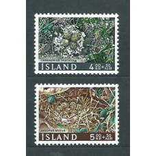 Islandia - Correo 1967 Yvert 368/9 ** Mnh Nidos de Pajaros