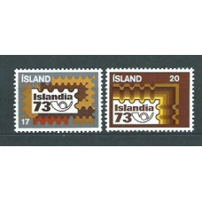 Islandia - Correo 1973 Yvert 435/6 ** Mnh Exposición Filatelica