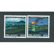 Islandia - Correo 1975 Yvert 453/4 ** Mnh Volcán