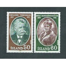 Islandia - Correo 1978 Yvert 481/2 ** Mnh Personajes