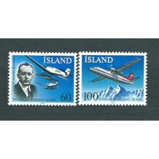 Islandia - Correo 1978 Yvert 485/6 ** Mnh Avión