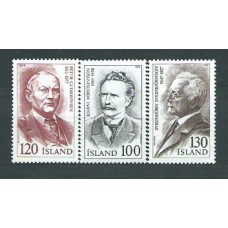 Islandia - Correo 1979 Yvert 500/2 ** Mnh Personajes de Música