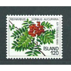 Islandia - Correo 1980 Yvert 507 ** Mnh Flores