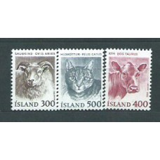 Islandia - Correo 1982 Yvert 533/5 ** Mnh Fauna