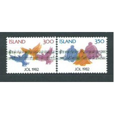 Islandia - Correo 1982 Yvert 543/4 ** Mnh Navidad