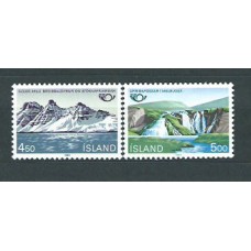 Islandia - Correo 1983 Yvert 549/50 ** Mnh Paisajes