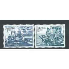 Islandia - Correo 1983 Yvert 553/4 ** Mnh Pesca